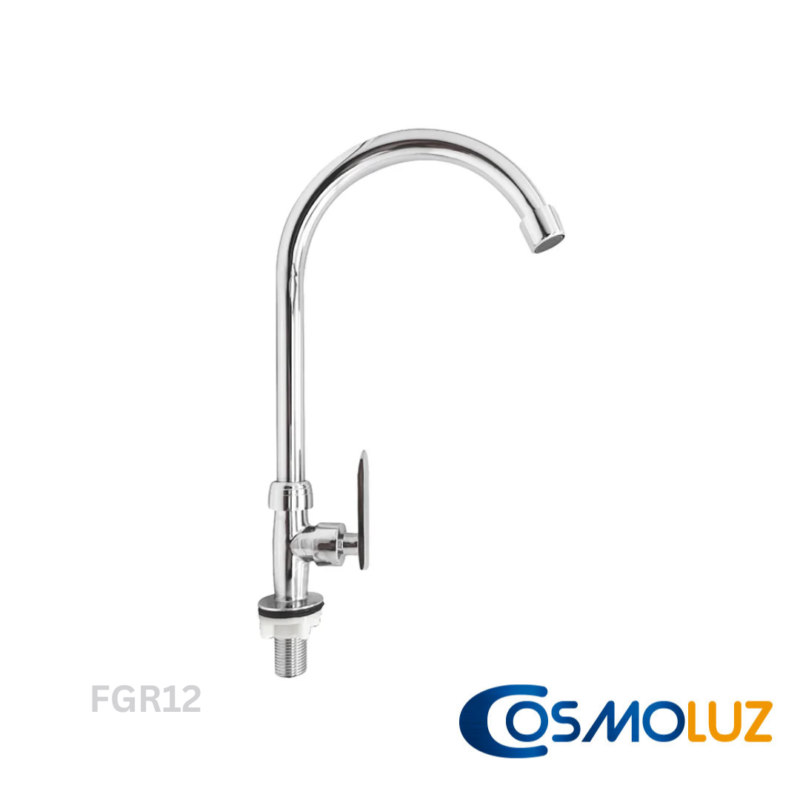 Llave Lavaplatos Meson Fija Cuerpo y Palanca Metalica Blister